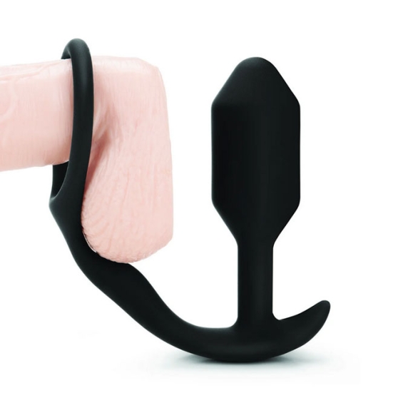 Пробка с кольцом b-Vibe Snug &amp; Tug