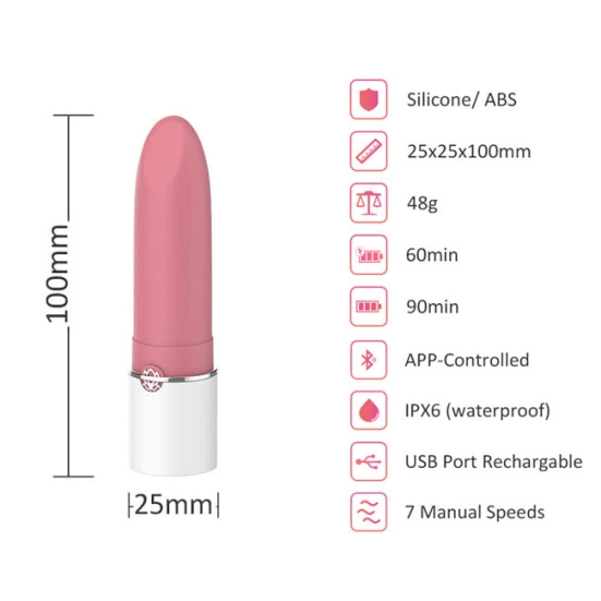 Мини-вибратор Magic Motion Lotos