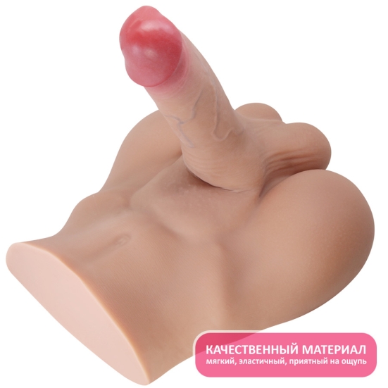 Мастурбатор-анус с фаллосом Rhyne Crazy Bull